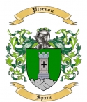 Pierron Family Crest from Spain