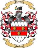 Pierson Family Crest from Ireland