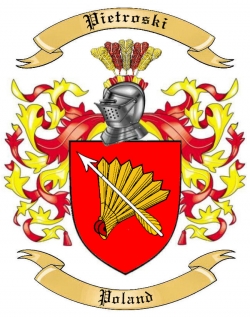 Pietroski Family Crest from Poland