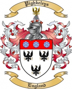 Pighkeleys Family Crest from England2