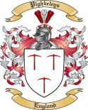 Pighkeleys Family Crest from England