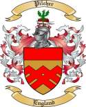 Pilcher Family Crest from England