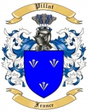 Pillat Family Crest from France