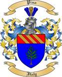 Pina Family Crest from Italy