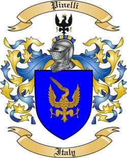 Pinelli Family Crest from Italy