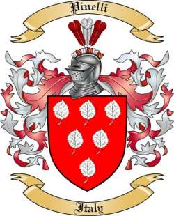 Pinelli Family Crest from Italy2