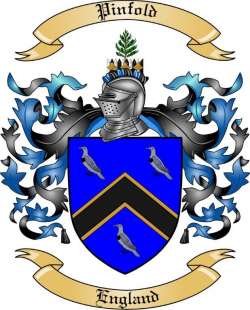 Pinfold Family Crest from England