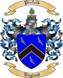 Pinfold Family Crest from England