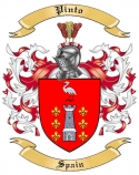 Pinto Family Crest from Spain