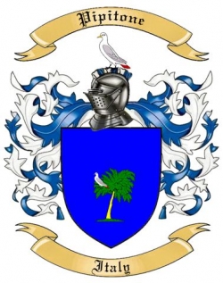 Pipitone Family Crest from Italy
