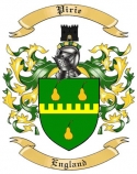 Pirie Family Crest from England