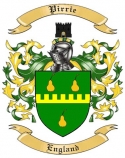 Pirrie Family Crest from England