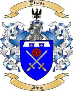 Pistor Family Crest from Italy