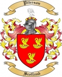 Piterson Family Crest from Scotland2
