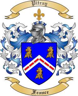 Pitray Family Crest from France