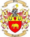 Pitts Family Crest from England