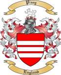 Pizey Family Crest from England