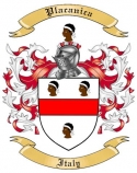 Placanica Family Crest from Italy