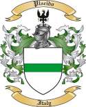 Placido Family Crest from Italy
