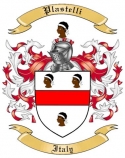 Plastelli Family Crest from Italy