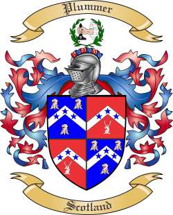 Plummer Family Crest from Scotland