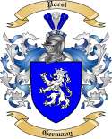 Poest Family Crest from Germany