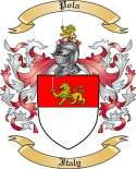 Pola Family Crest from Italy
