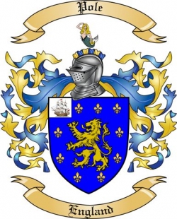 Pole Family Crest from England