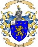 Pole Family Crest from England