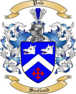 Pole Family Crest from Scotland