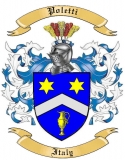 Poletti Family Crest from Italy