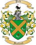 Polk Family Crest from Scotland