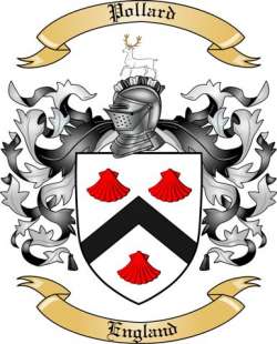 Pollard Family Crest from England