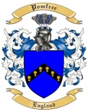 Pomfree Family Crest from England