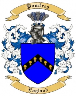 Pomfrey Family Crest from England