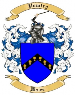 Pomfry Family Crest from Wales