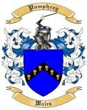 Pomphrey Family Crest from Wales
