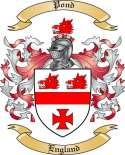 Pond Family Crest from England