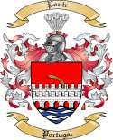 Ponte Family Crest from Portugal