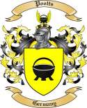 Pootts Family Crest from Germany