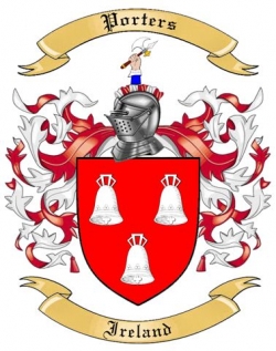 Porters Family Crest from Ireland