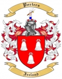 Porters Family Crest from Ireland