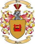 Pou Family Crest from Spain