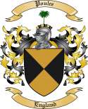 Poulee Family Crest from England
