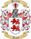 Pouloun Family Crest from France