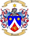 Poulson Family Crest from Denmark