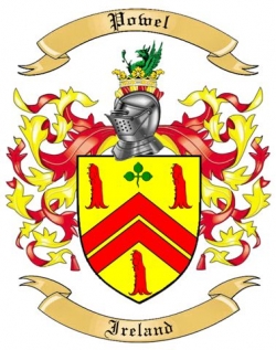 Powel Family Crest from Ireland
