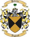 Powelee Family Crest from England