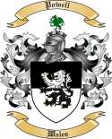 Powell Family Crest from Wales