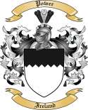 Power Family Crest from Ireland